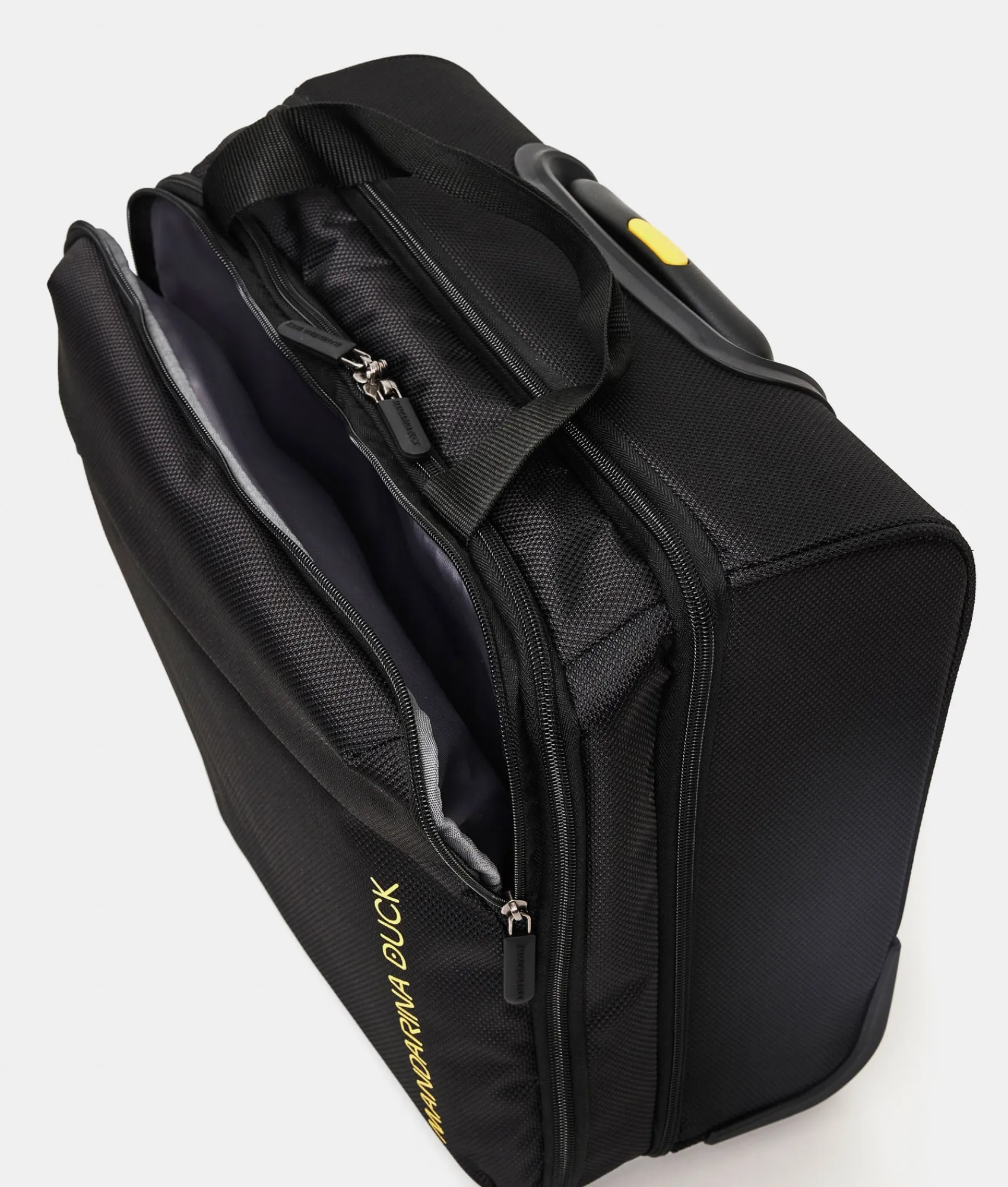 New Mandarina Duck ZEPHYR Pilot Trolley (2 Wheels) | cm 40 X 36 X 20 Black
