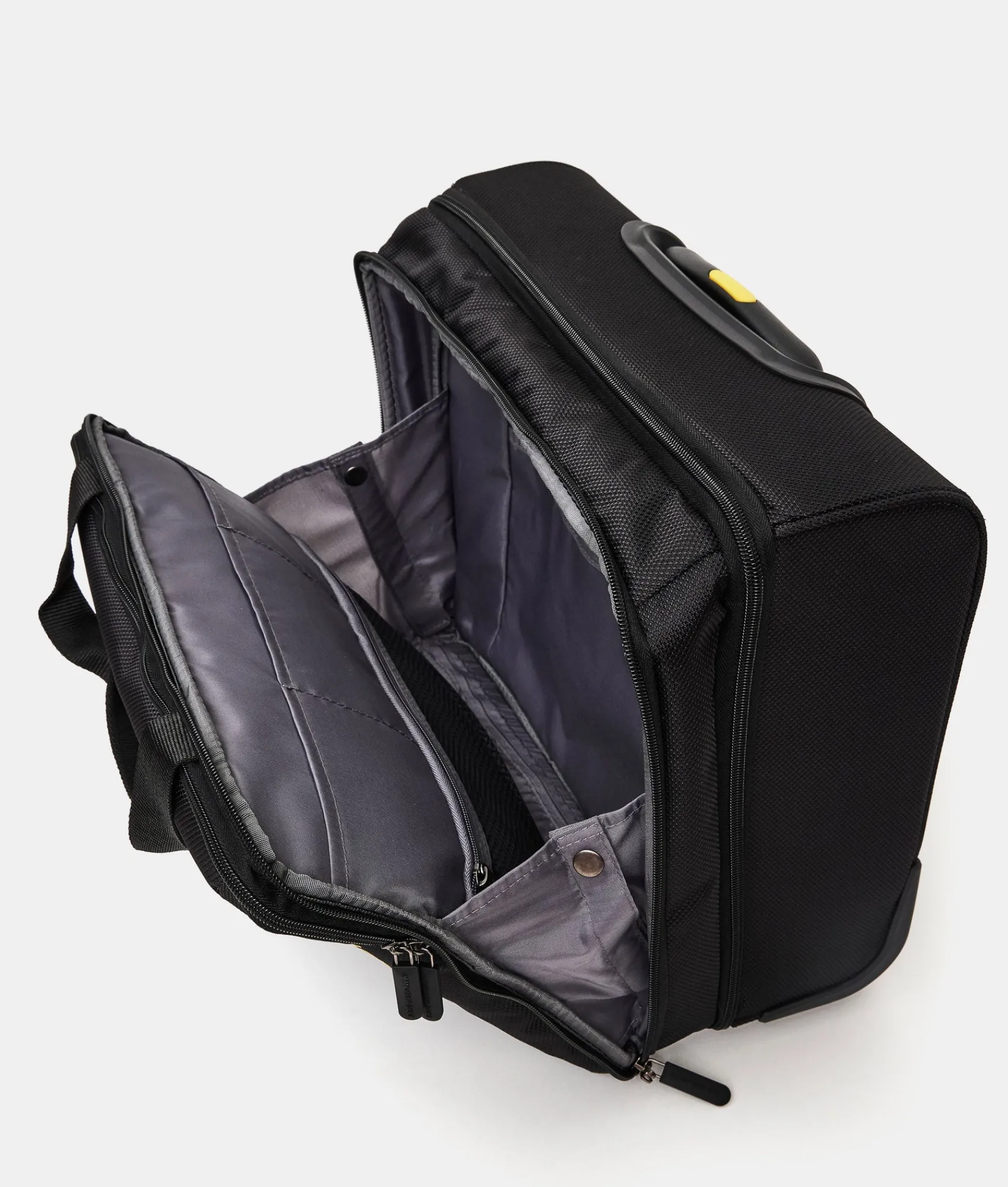 New Mandarina Duck ZEPHYR Pilot Trolley (2 Wheels) | cm 40 X 36 X 20 Black