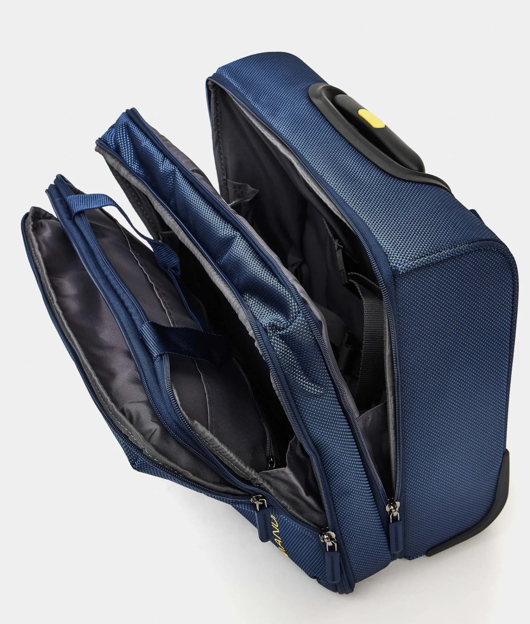 Best Mandarina Duck ZEPHYR Pilot Trolley (2 Wheels) | cm 40 X 36 X 20 DressBlue
