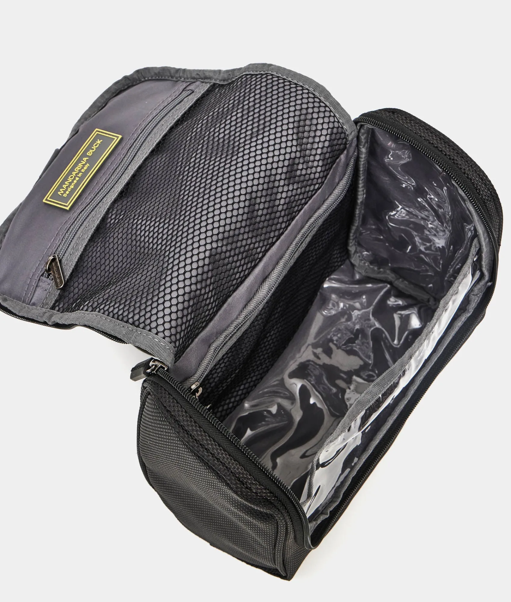 Fashion Mandarina Duck ZEPHYR Soft Toilet Kit Large Black