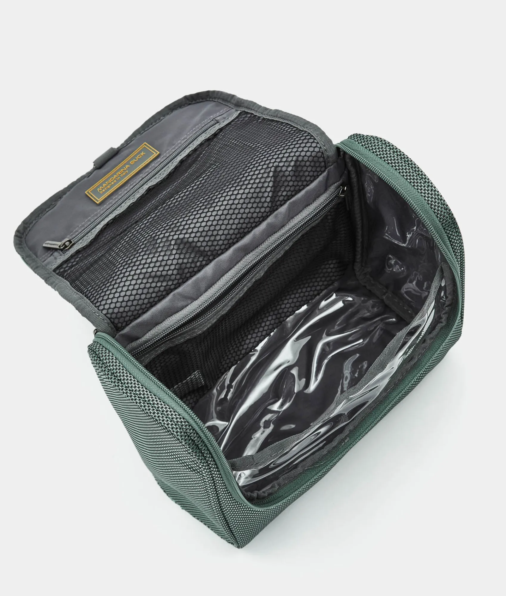 New Mandarina Duck ZEPHYR Soft Toilet Kit Large IcebergGreen
