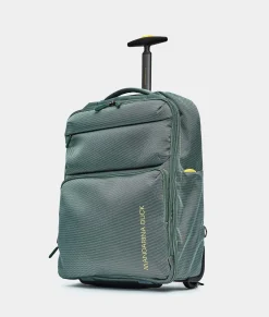 Outlet Mandarina Duck ZEPHYR Soft Trolley Backpack (2 Wheels) | cm 54 X 37 X 20 IcebergGreen