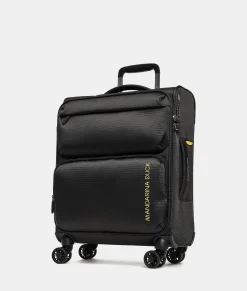Fashion Mandarina Duck ZEPHYR Soft Trolley Cabin (4 Wheels) | cm 55 X 40 X 20 Black
