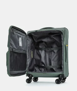 Sale Mandarina Duck ZEPHYR Soft Trolley Cabin (4 Wheels) | cm 55 X 40 X 20 IcebergGreen